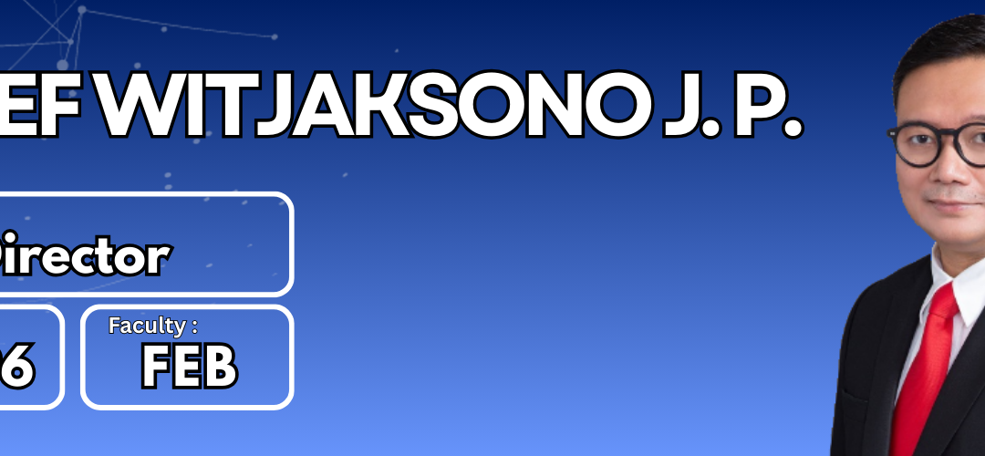 Arief Witjaksono Juwono Putro, S.E., M.M., M.Hum., C.S.A., AAAK.