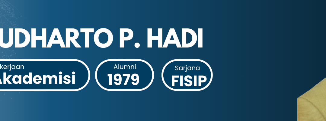 Prof. Sudharto P. Hadi, M.ES., Ph.D.